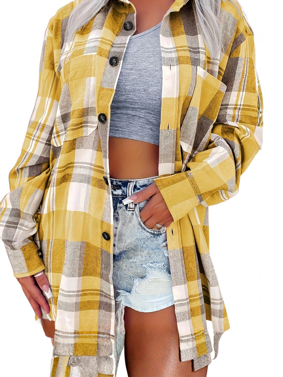 Chemise femme d'été manches longues légère et fluide