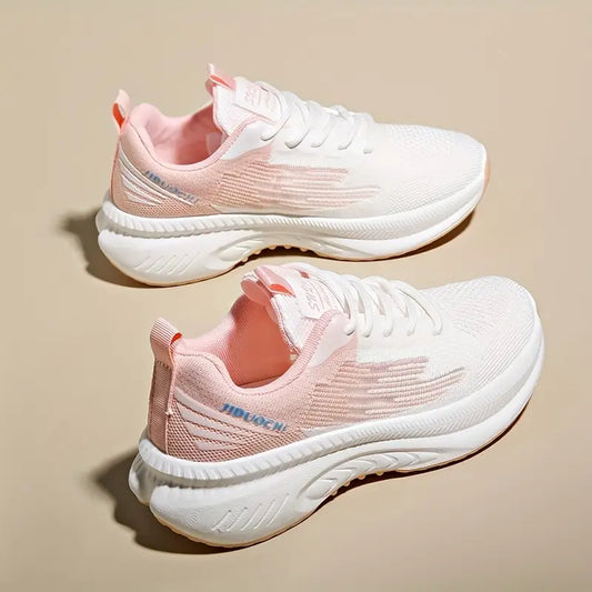 Baskets Orthopédiques Roses Respirantes Femme – Confort, Légèreté, Maintien