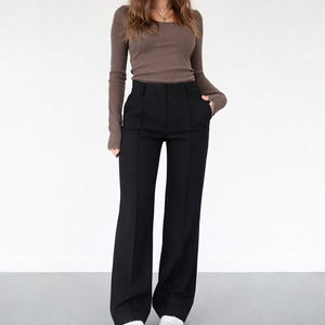 High-Waisted Women's Pants – Elegant and Versatile Straight Cut