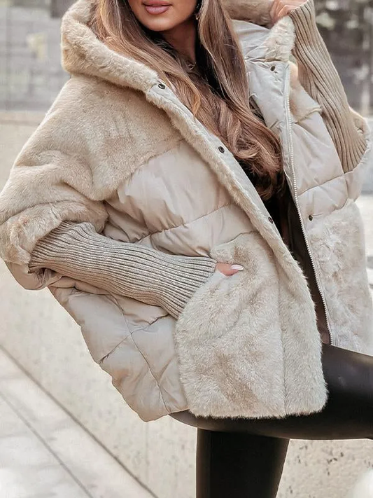 Manteau d’Hiver pour Femme | Matelassé avec Capuche
