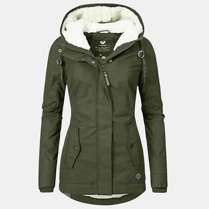 Manteau long chaud premium pour femme