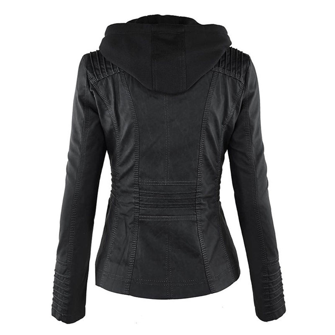 Veste Zippée Imperméable pour Femme avec Capuche – Manteau Léger Stylé et Résistant à la Pluie
