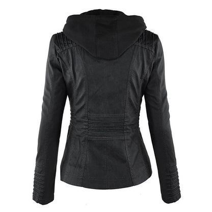 Veste Zippée Imperméable pour Femme avec Capuche – Manteau Léger Stylé et Résistant à la Pluie