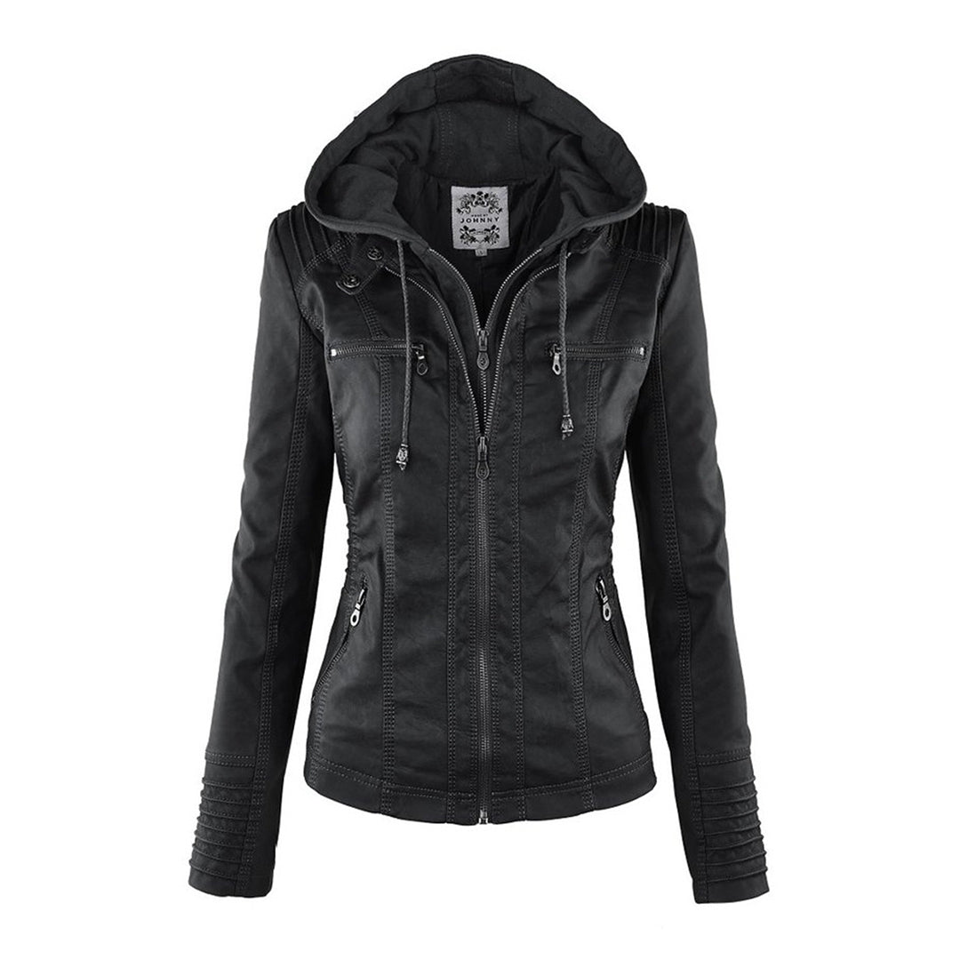 Veste Zippée Imperméable pour Femme avec Capuche – Manteau Léger Stylé et Résistant à la Pluie