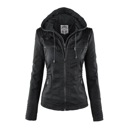 Veste Zippée Imperméable pour Femme avec Capuche – Manteau Léger Stylé et Résistant à la Pluie