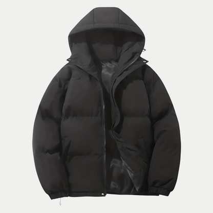 Veste bombardier classique d'hiver pour hommes avec capuche