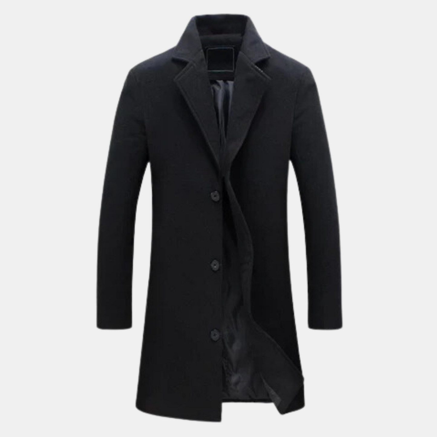 Manteau long d'hiver chaud et durable pour hommes