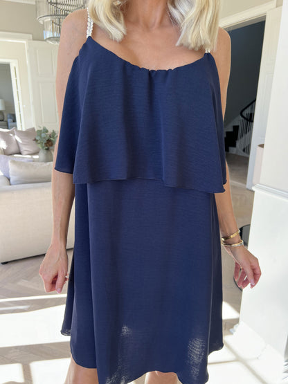 Robe Midi Élégante à Bretelles Fines pour Femme – Confort Léger