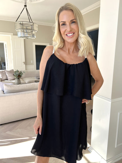 Robe Midi Élégante à Bretelles Fines pour Femme – Confort Léger
