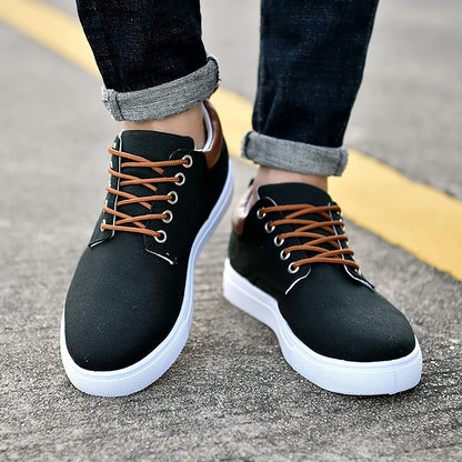 Homme Baskets cool avec semelles blanches
