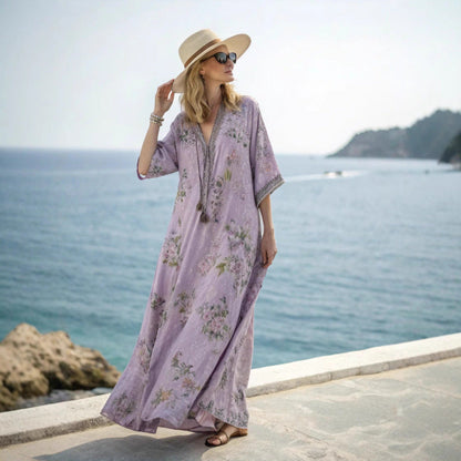 Robe longue bohème - Robe d'été pour femme