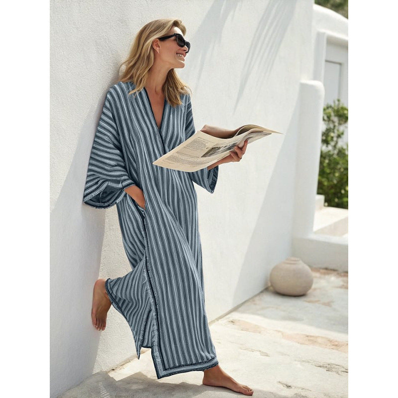 Robe longue bohème - Robe d'été pour femme