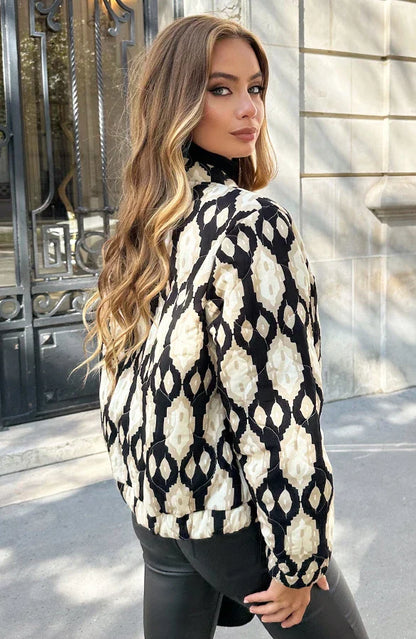 Blouson bomber bohème – Vêtement d'extérieur tendance au style unique