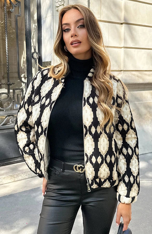 Bohemian bomber jacket – Trendy outerwear with a unique style