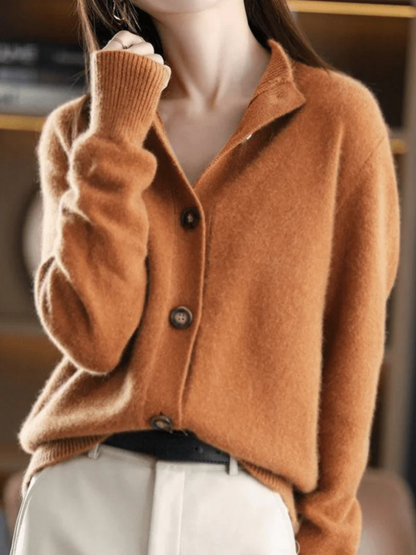 Cardigan femme boutonne - Doux et facile a porter