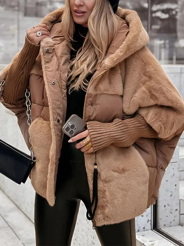 Manteau d’Hiver pour Femme | Matelassé avec Capuche