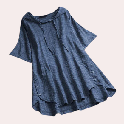 Tunique Femme Ample à Manches Courtes – Confort et Style en Un