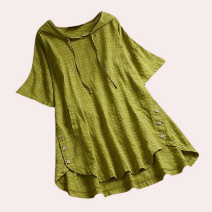 Tunique Femme Ample à Manches Courtes – Confort et Style en Un