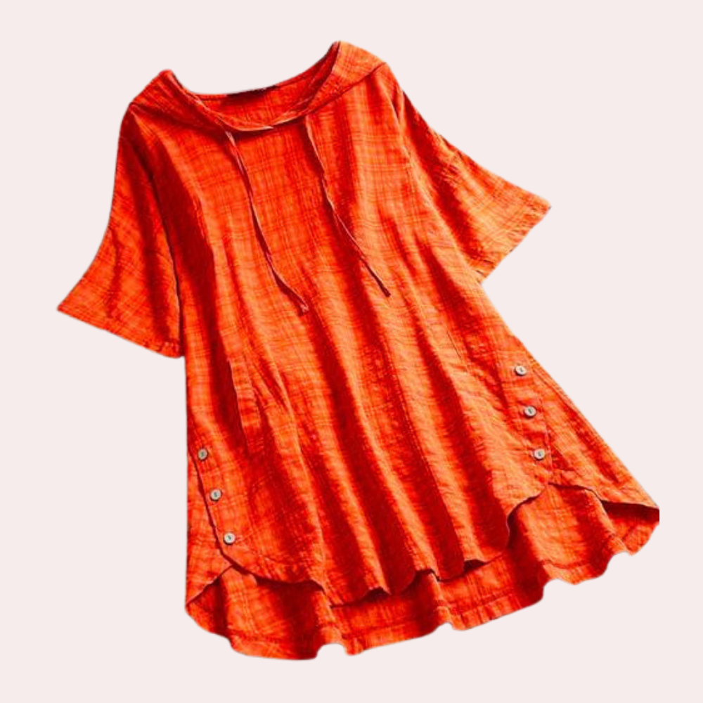 Tunique Femme Ample à Manches Courtes – Confort et Style en Un