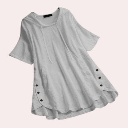 Tunique Femme Ample à Manches Courtes – Confort et Style en Un