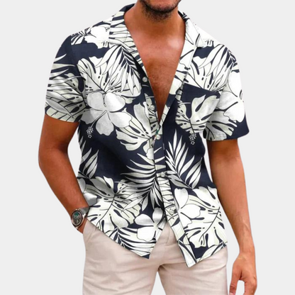 Chemise à Manches Courtes pour Homme – Légère & Fleurie