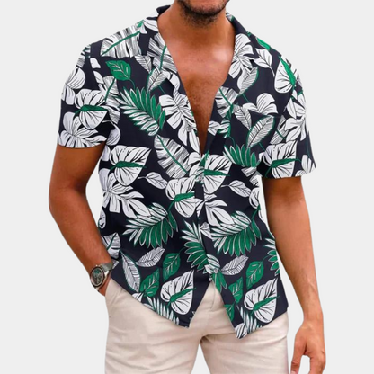 Chemise à Manches Courtes pour Homme – Légère & Fleurie