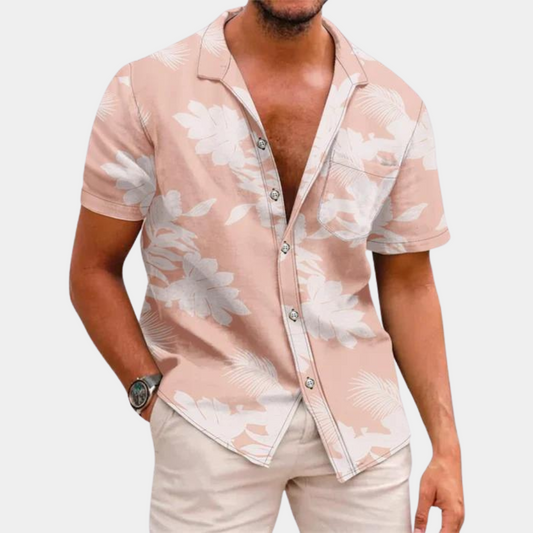 Chemise à Manches Courtes pour Homme – Légère & Fleurie