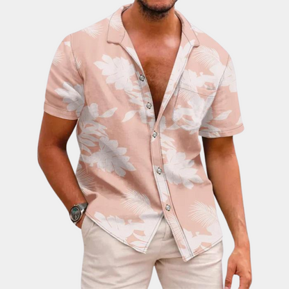 Chemise à Manches Courtes pour Homme – Légère & Fleurie