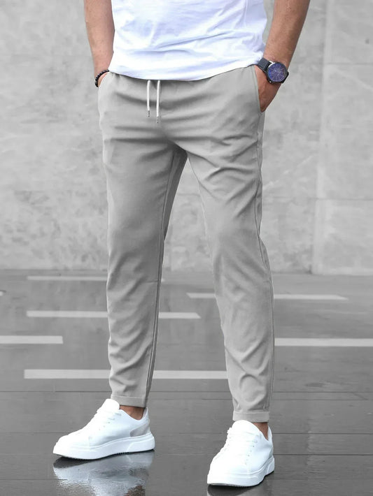 Men's Slim Fit Jogging – Casual Trousers with Drawstring
