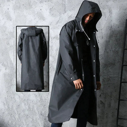 Imperméable Longue Durable pour Homme – Veste Extérieure Étanche