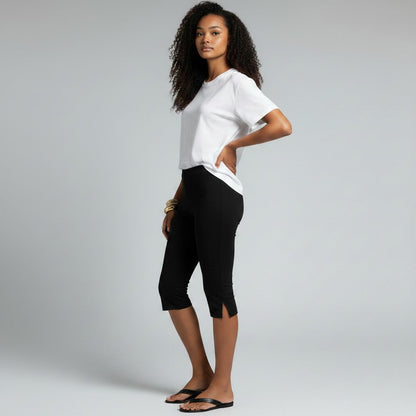 Pantacourt femme incontournable – Pantalon capri confortable et tendance