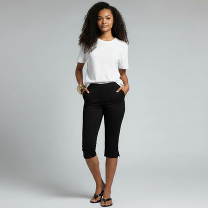 Pantacourt femme incontournable – Pantalon capri confortable et tendance