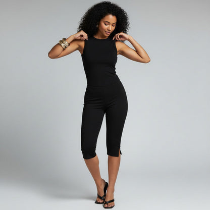 Pantacourt femme incontournable – Pantalon capri confortable et tendance