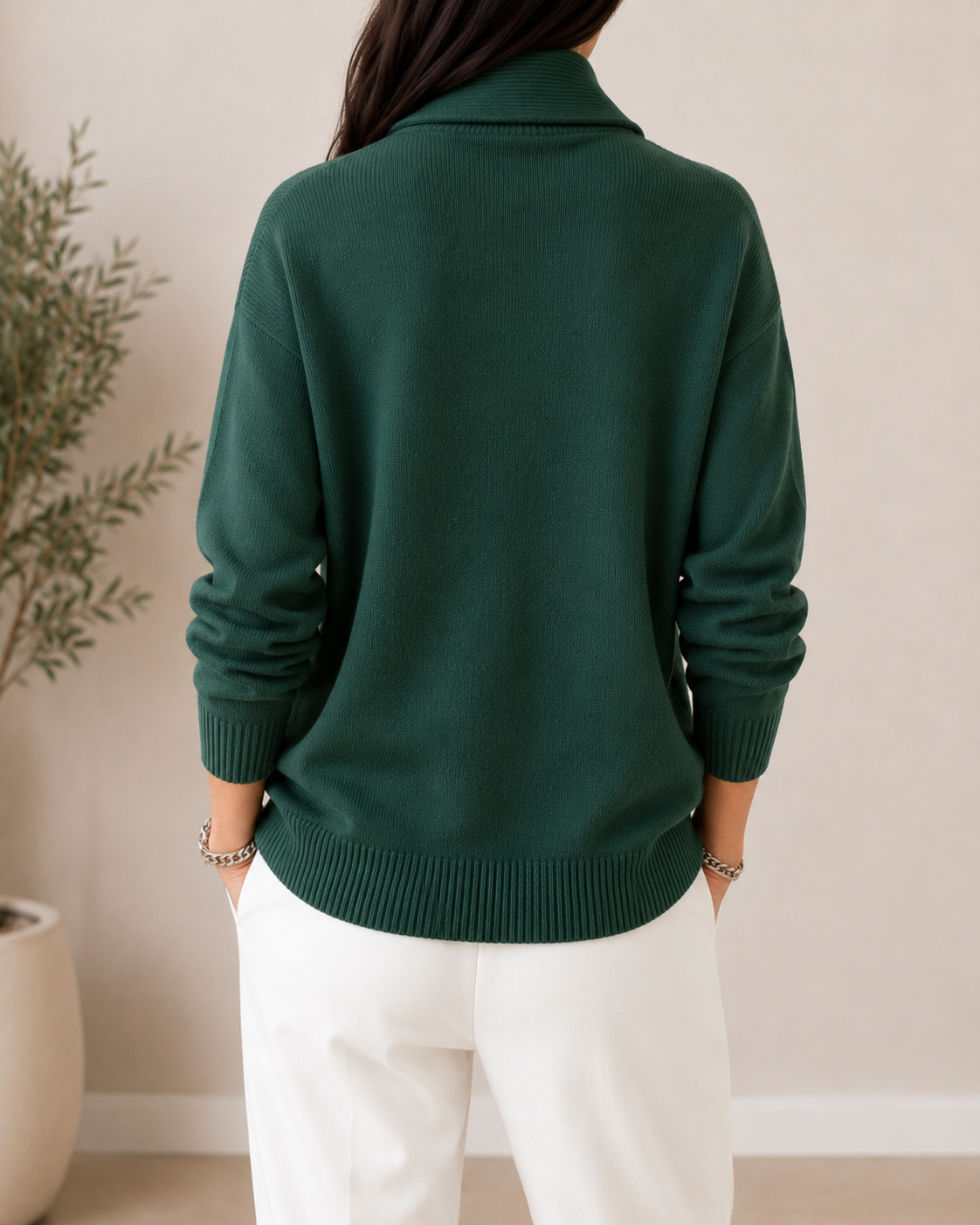 Maglione da donna con scollo a V Jules - Morbido e facile da abbinare