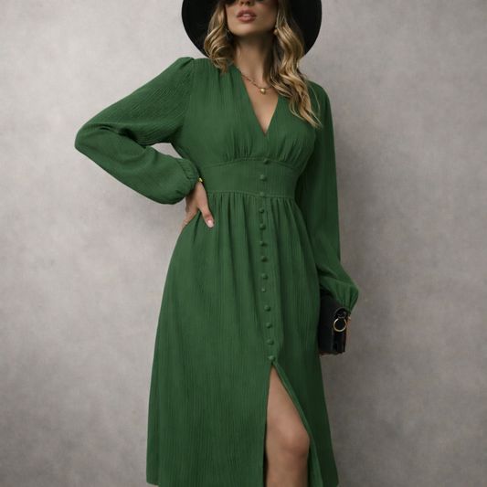 Vintage chic maxi dress for women – Elegant, flowy, and casual summer style