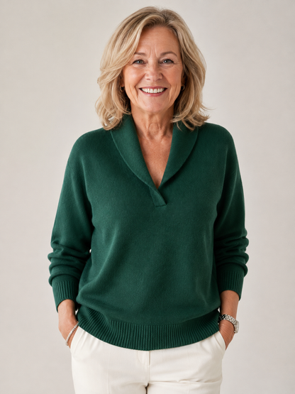 Maglione da donna con scollo a V Jules - Morbido e facile da abbinare