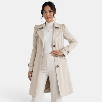 Elegant and timeless women's trench coat – Chic, urban, and refined style