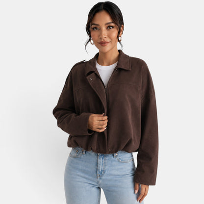 Women's suede jacket – Chic and elegant autumn style