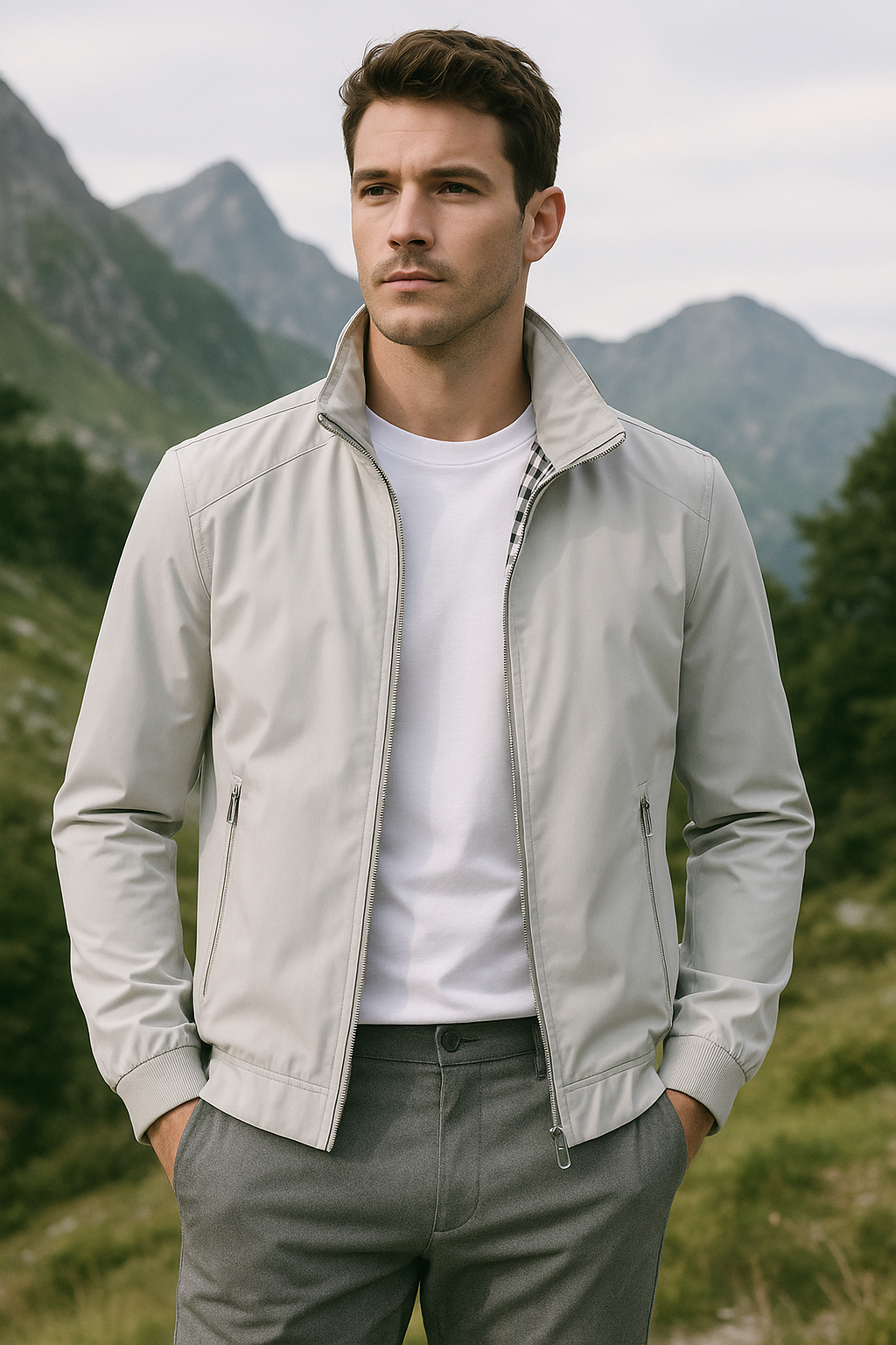 Giacca da uomo antivento estiva – Capo casual leggero ed elegante
