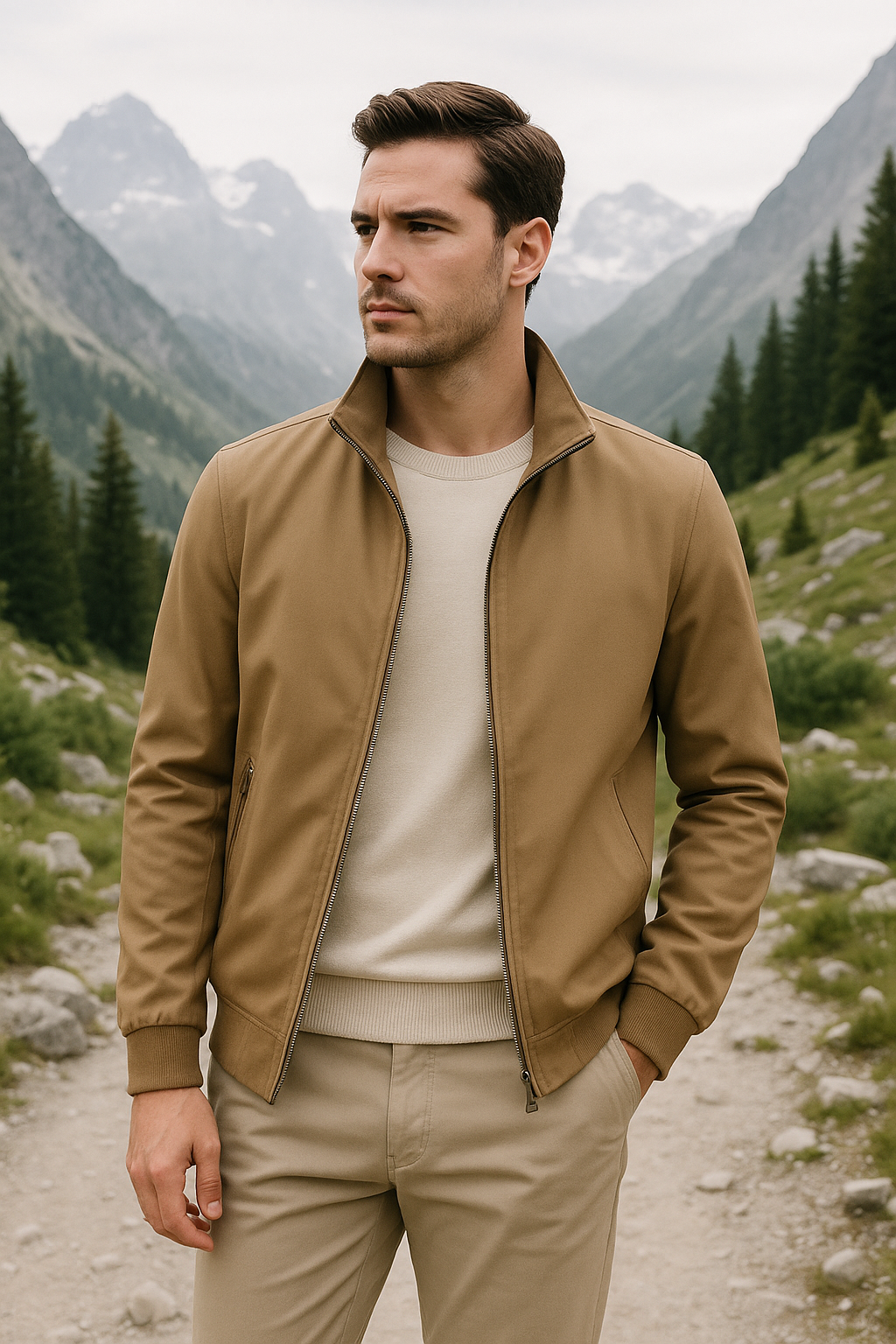 Giacca da uomo antivento estiva – Capo casual leggero ed elegante