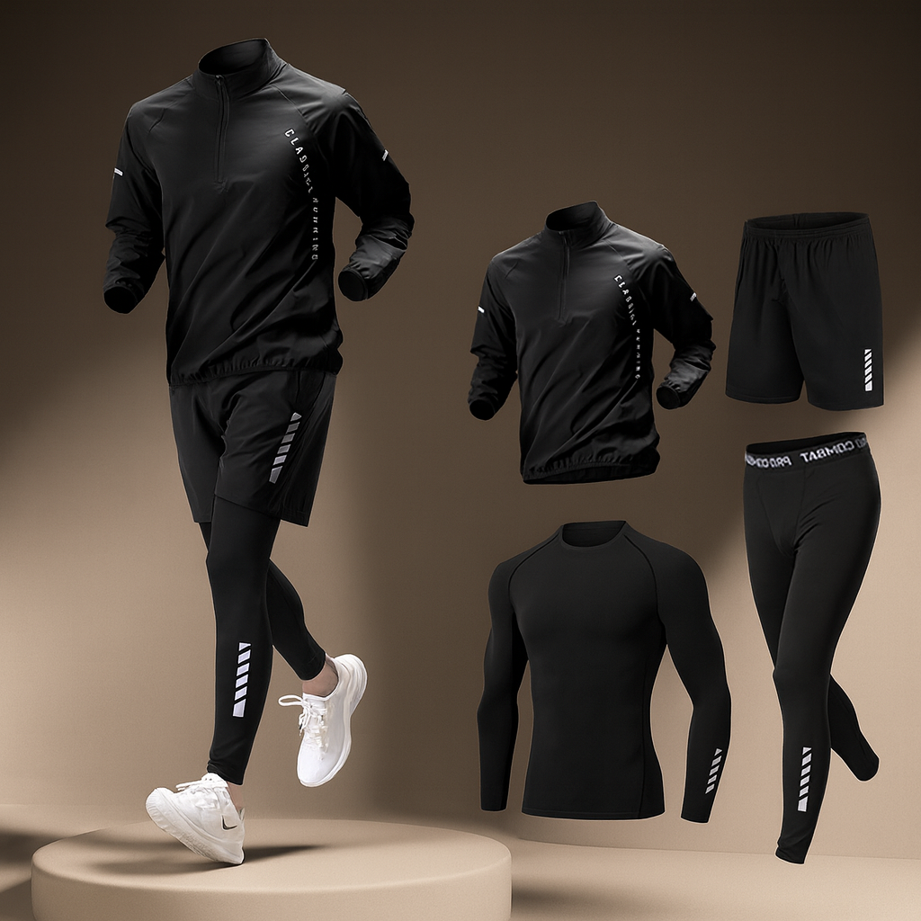 CloudMove Men's Sport Set 4 Pieces – Comfortable Activewear