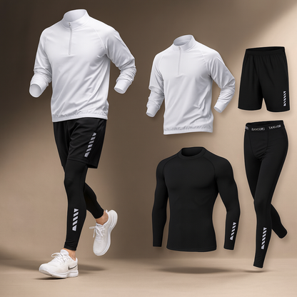 CloudMove Men's Sport Set 4 Pieces – Comfortable Activewear