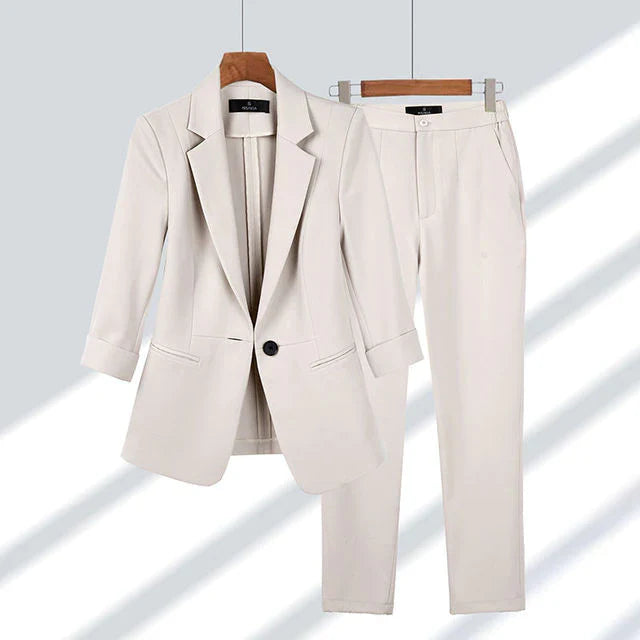Ensemble blazer et pantalon pour femme