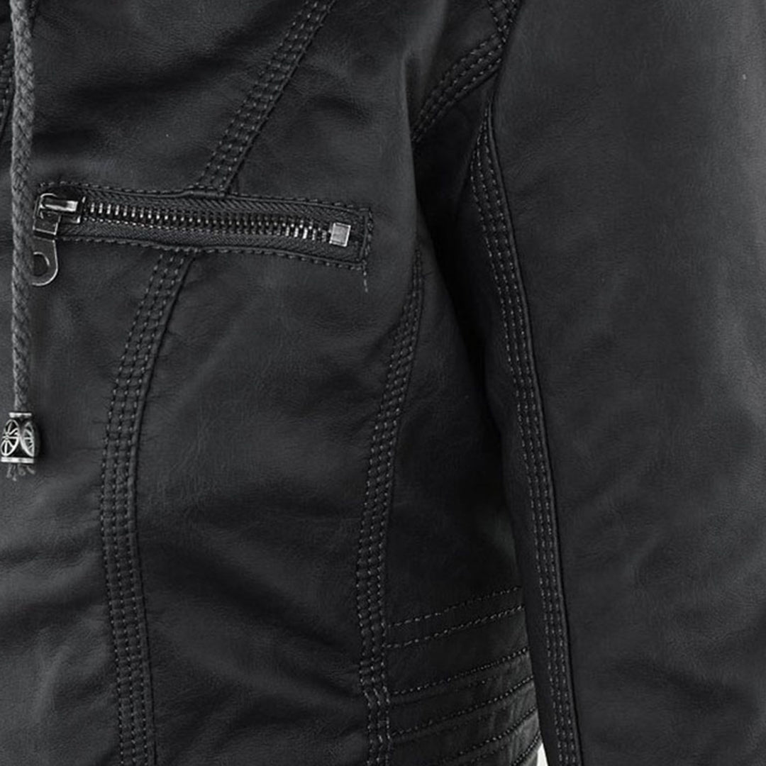 Veste Zippée Imperméable pour Femme avec Capuche – Manteau Léger Stylé et Résistant à la Pluie