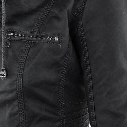 Veste Zippée Imperméable pour Femme avec Capuche – Manteau Léger Stylé et Résistant à la Pluie