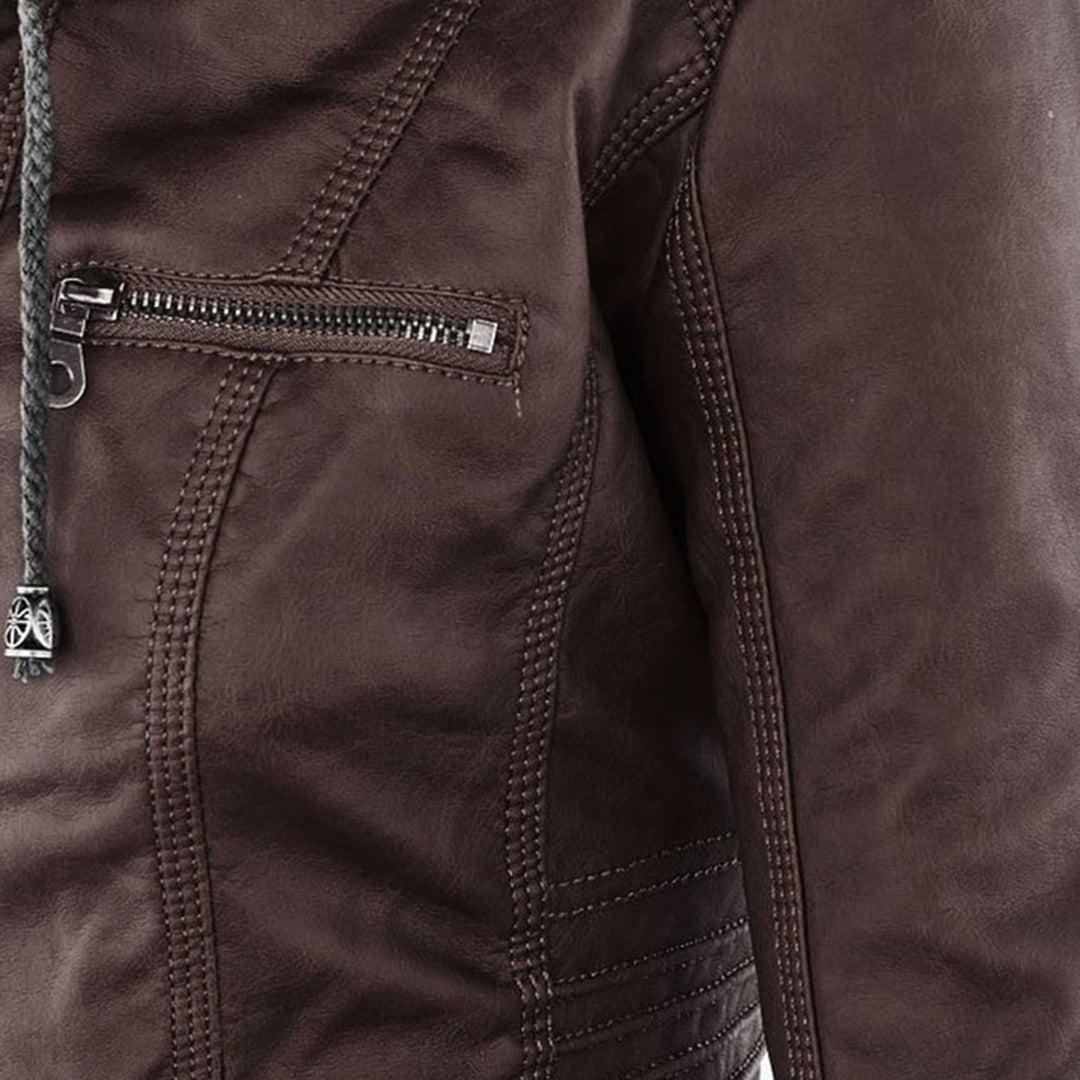 Veste Zippée Imperméable pour Femme avec Capuche – Manteau Léger Stylé et Résistant à la Pluie