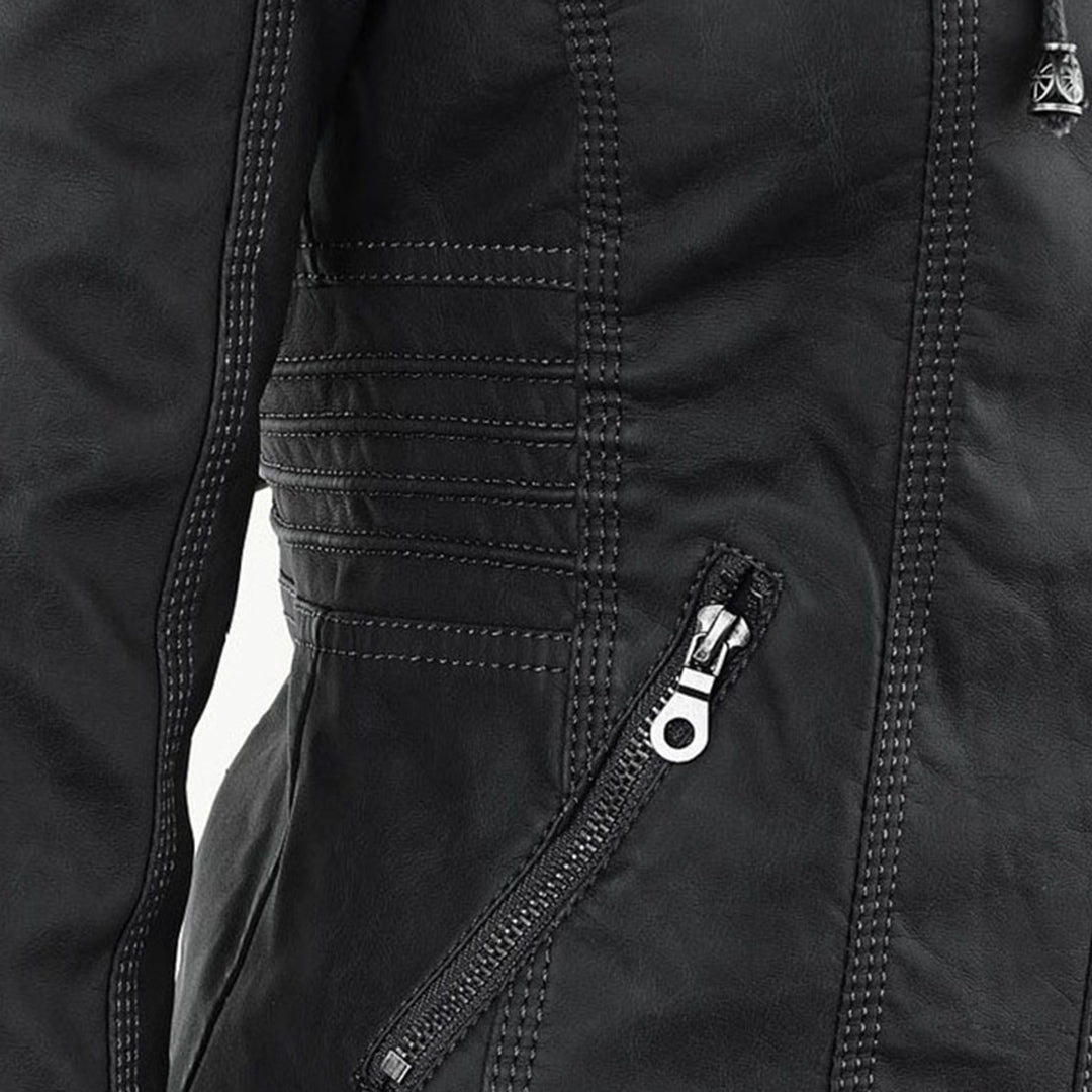 Veste Zippée Imperméable pour Femme avec Capuche – Manteau Léger Stylé et Résistant à la Pluie