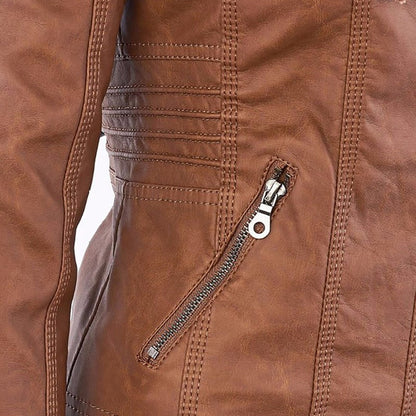 Veste Zippée Imperméable pour Femme avec Capuche – Manteau Léger Stylé et Résistant à la Pluie