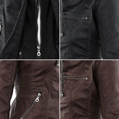 Veste Zippée Imperméable pour Femme avec Capuche – Manteau Léger Stylé et Résistant à la Pluie