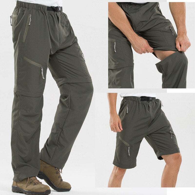 Pantalon Convertible Zippé Premium pour Homme – Cargo Utilitaire de Randonnée